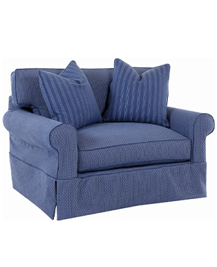 Purple Cotton Sofa