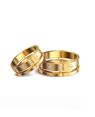 Twin Gold Ring