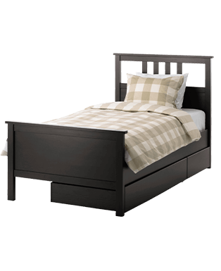 Polish Brown Bed